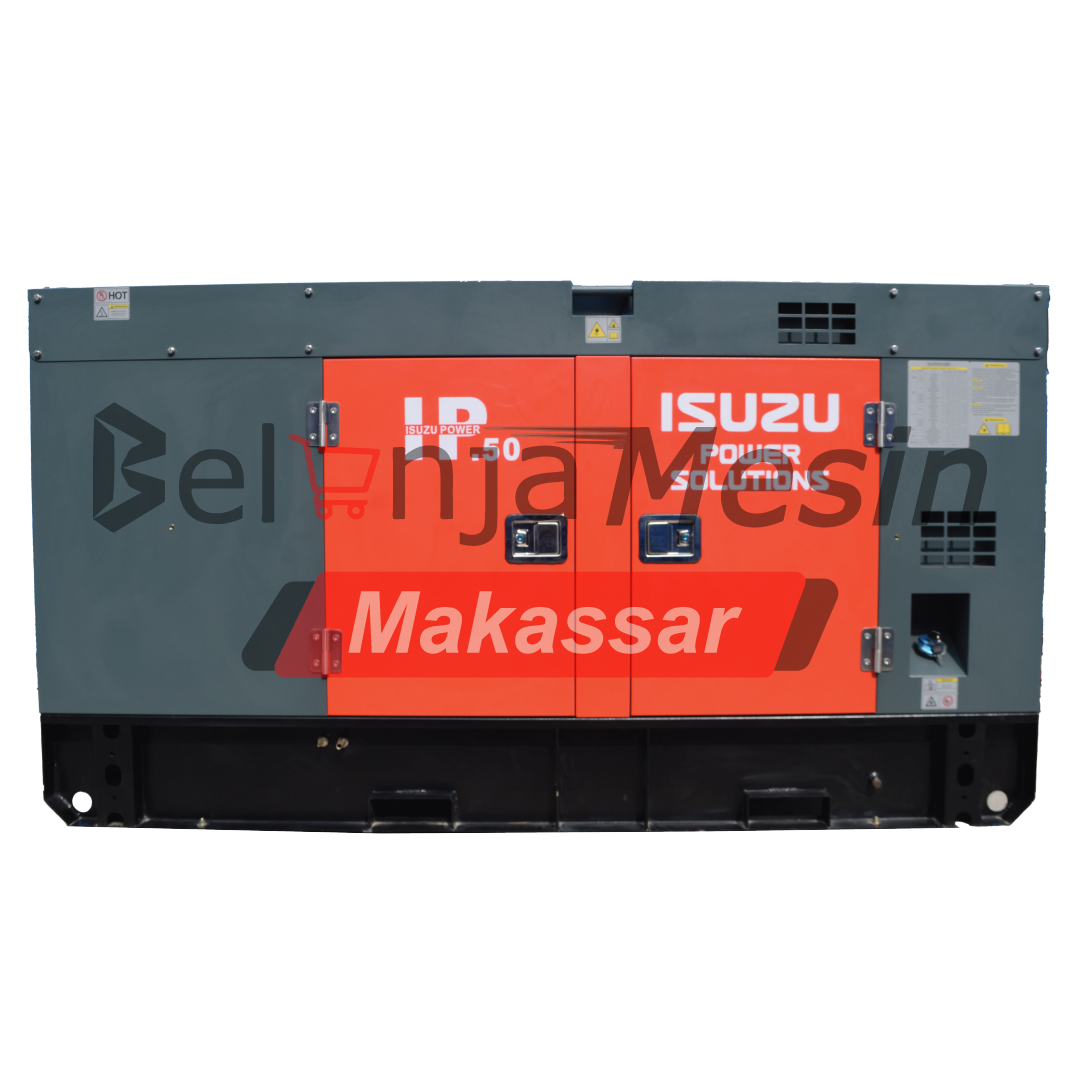 Genset Diesel Silent 50 KVA 3 Phase IP50 Isuzu