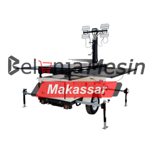 Tower Light Genset Panel Surya 4 X 150 Watt LED SLT7 Tsuzumi