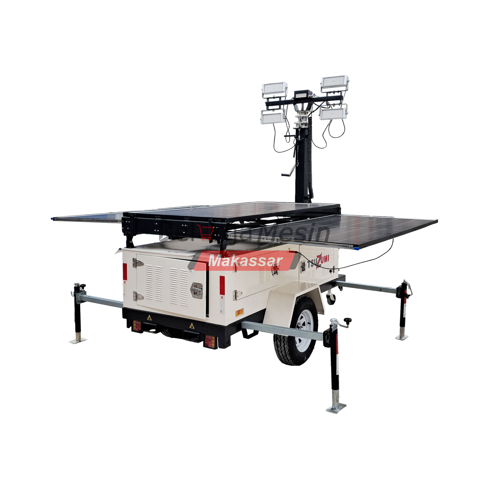 Tower Light Solar Panel 4 X 150 Watt LED 84.000 Lumens SLT7+ TSUZUMI - Image 6