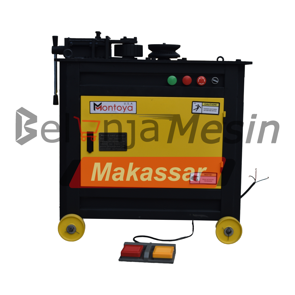 Mesin Pembuat Spiral Besi Beton Bending Spiral 12-32 MM BSM35 Montoya