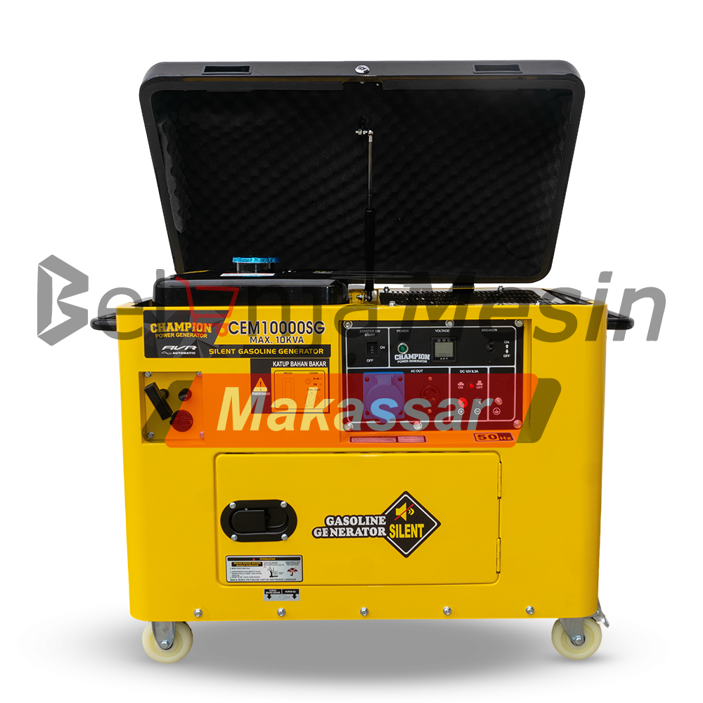 Genset Silent Bensin 10 KVA 220 Volt CEM10000SG Champion - Image 4