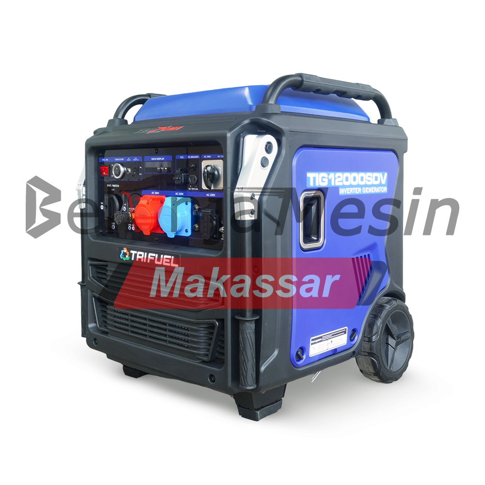 Genset Silent Inverter 12 KVA 10 KW Trifuel Bensin/LPG/Gas Alam 3 Phase TIG12000SDV TSUZUMI - Image 8