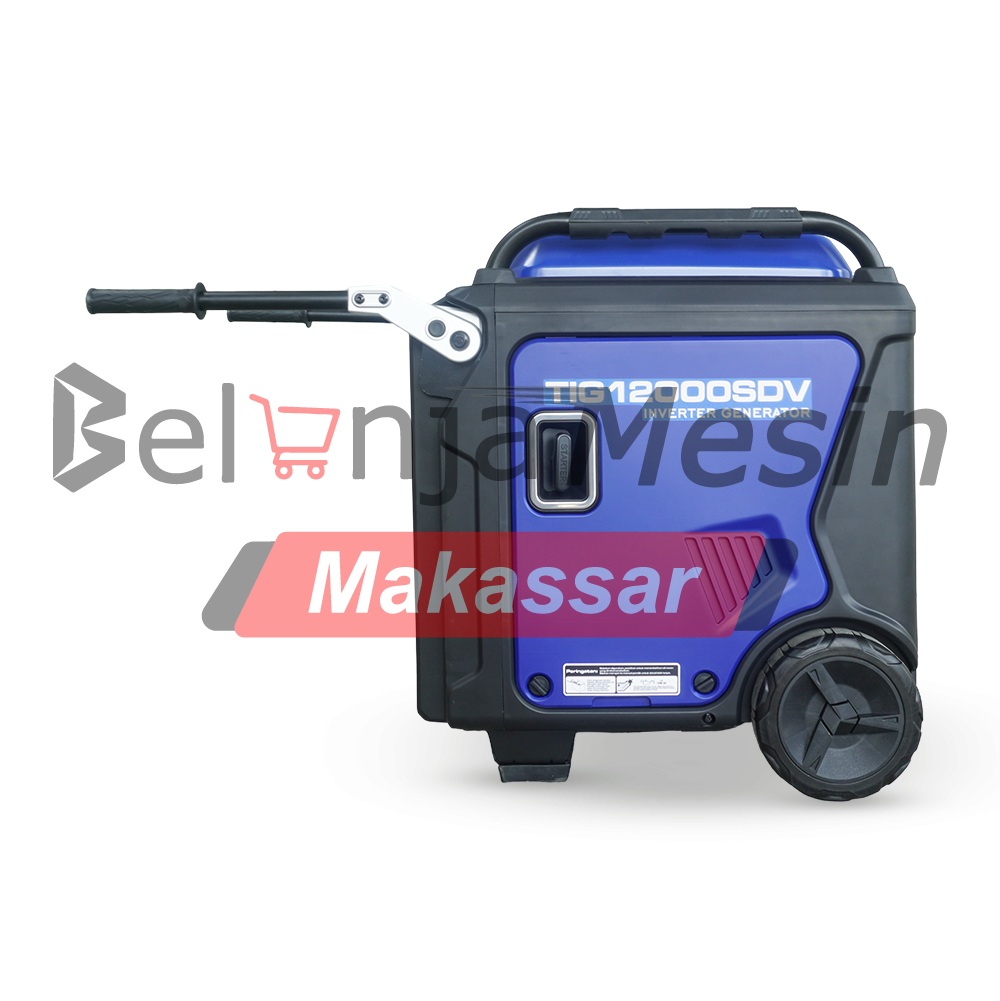 Genset Silent Inverter 12 KVA 10 KW Trifuel Bensin/LPG/Gas Alam 3 Phase TIG12000SDV TSUZUMI