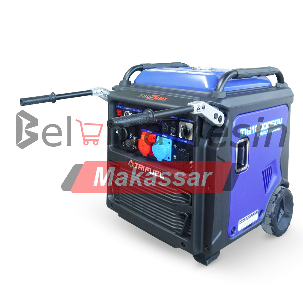 Genset Silent Inverter 12 KVA 10 KW Trifuel Bensin/LPG/Gas Alam 3 Phase TIG12000SDV TSUZUMI - Image 3