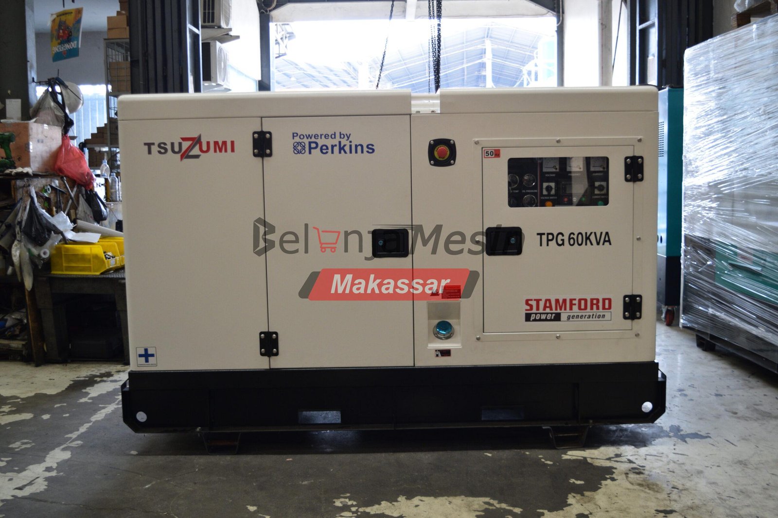 Genset Diesel Tipe Silent 60 KVA 48 KW TPG 60 KVA TSUZUMI