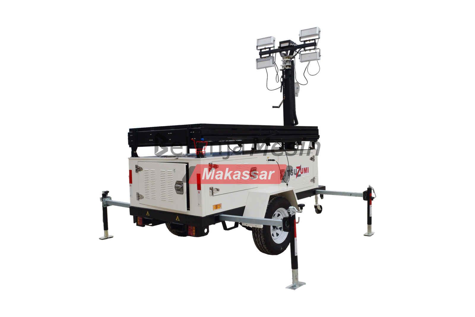 Tower Light Solar Panel 4 X 150 Watt LED 84.000 Lumens SLT7+ TSUZUMI - Image 5