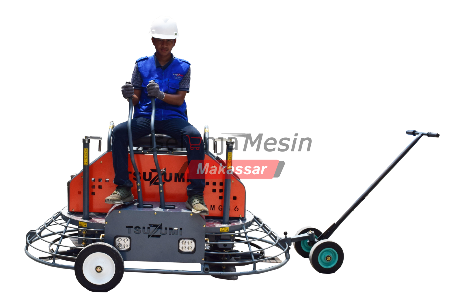 Mesin Power Trowel Ride On 18 HP Electric Starter TMG36+HGX690TSUZUMI