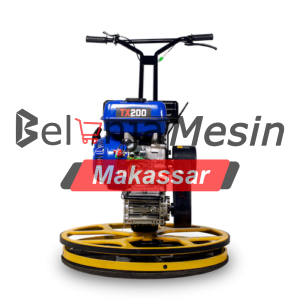 Mesin Perata Cor Beton 4 KW 6 HP Mini Trowel PT24+TX200 Tsuzumi