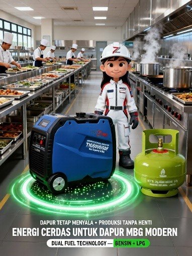 genset silent duel fuel