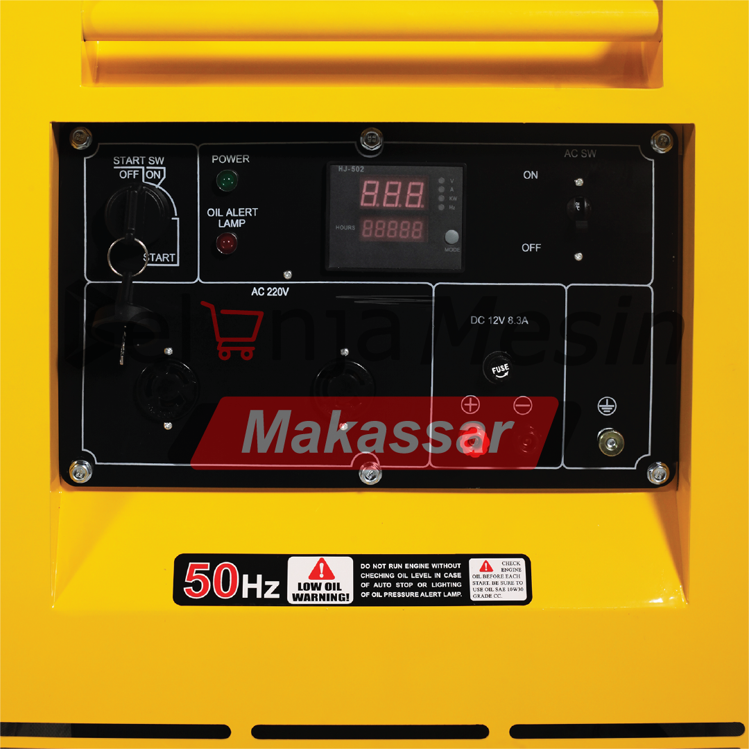 Genset Silent Diesel 9 KVA 7.5 KW 1 Phase TDG10000S Tsuzumi - Image 4