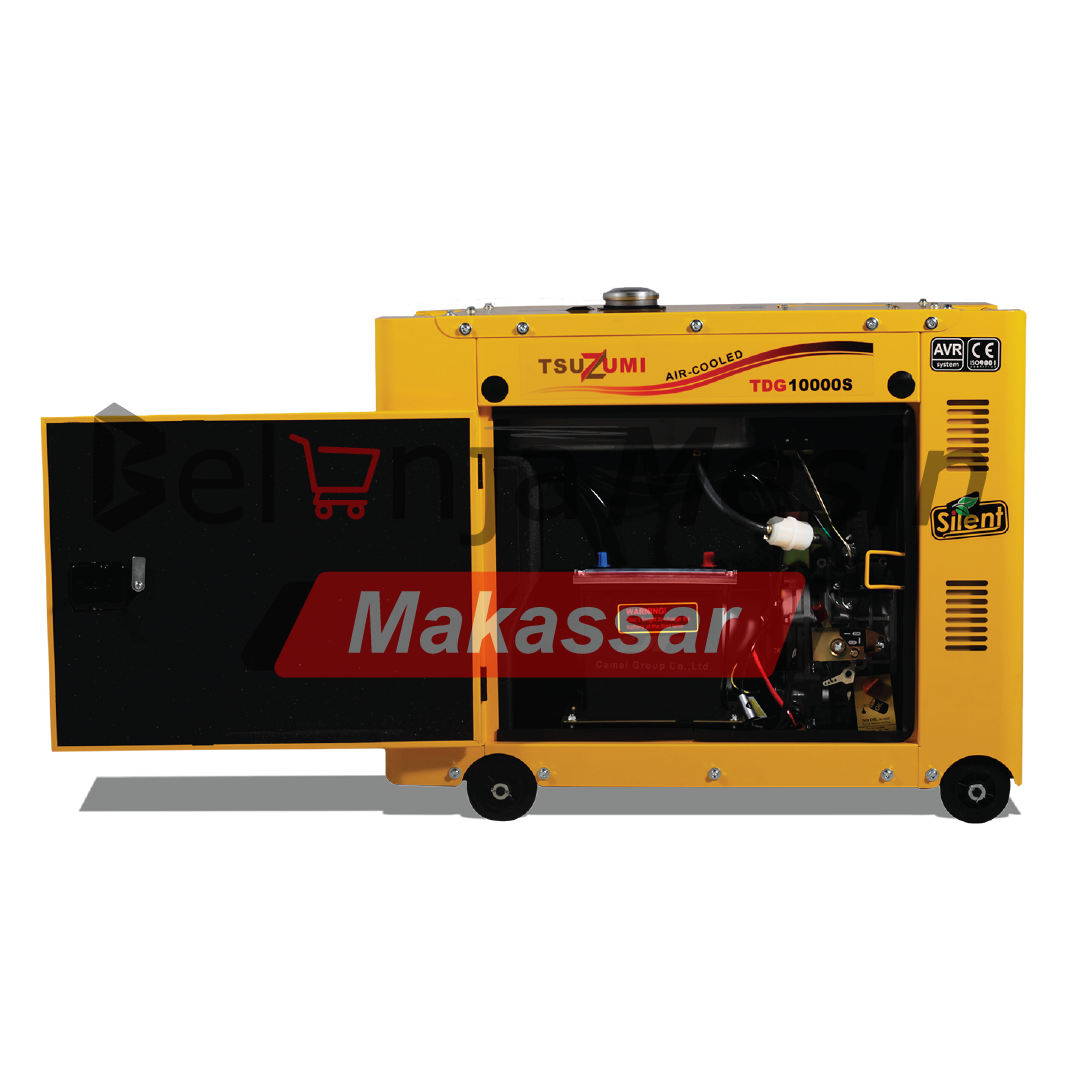 Genset Silent Diesel 9 KVA 7.5 KW 1 Phase TDG10000S Tsuzumi - Image 5