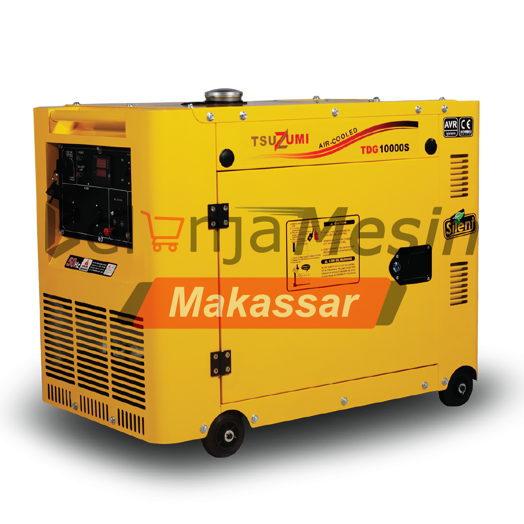 Genset Silent Diesel 9 KVA 7.5 KW 1 Phase TDG10000S Tsuzumi - Image 3