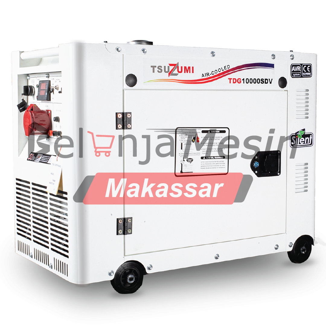Genset Diesel Silent 10 KVA / 8000 Watt TDG10000SDV TSUZUMI - Image 4