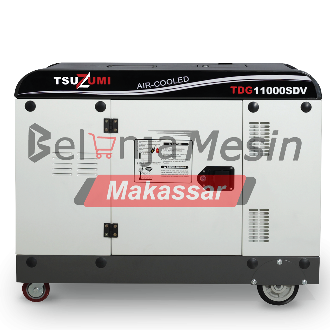Genset Silent Diesel 10 Kva 7.5000 watt 3 Phase TDG11000SDV Tsuzumi