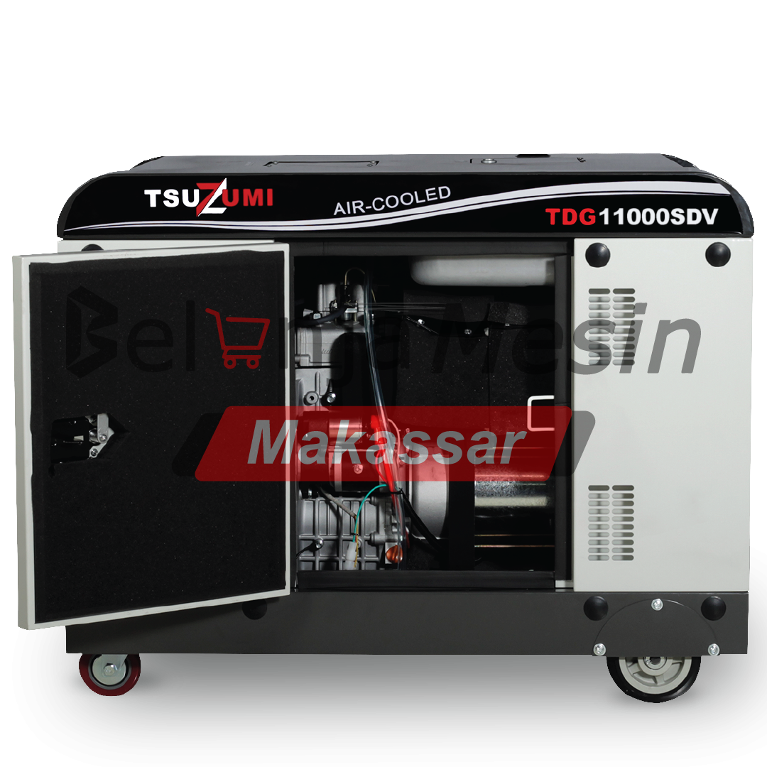 Genset Silent Diesel 10 Kva 7.5000 watt 3 Phase TDG11000SDV Tsuzumi - Image 5