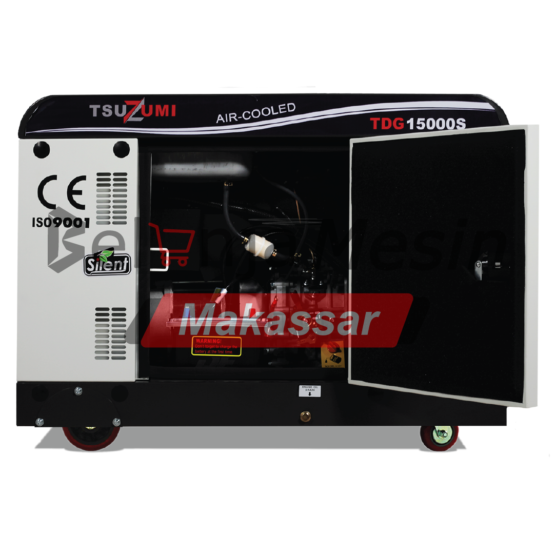 Genset Silent Diesel 15 KVA 3 Phase 12000 watt TDG15000S TSUZUMI - Image 6