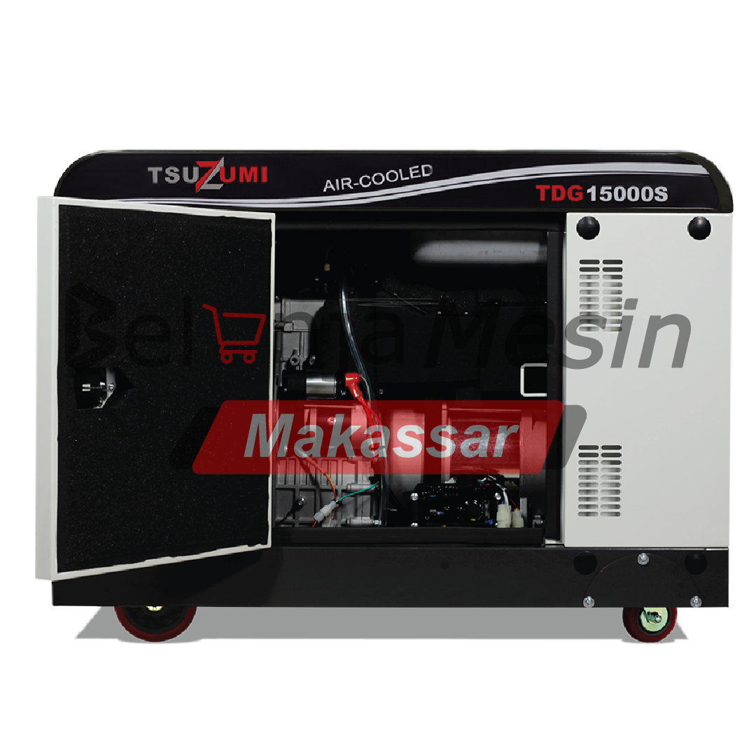 Genset Silent Diesel 15 KVA 3 Phase 12000 watt TDG15000S TSUZUMI - Image 5
