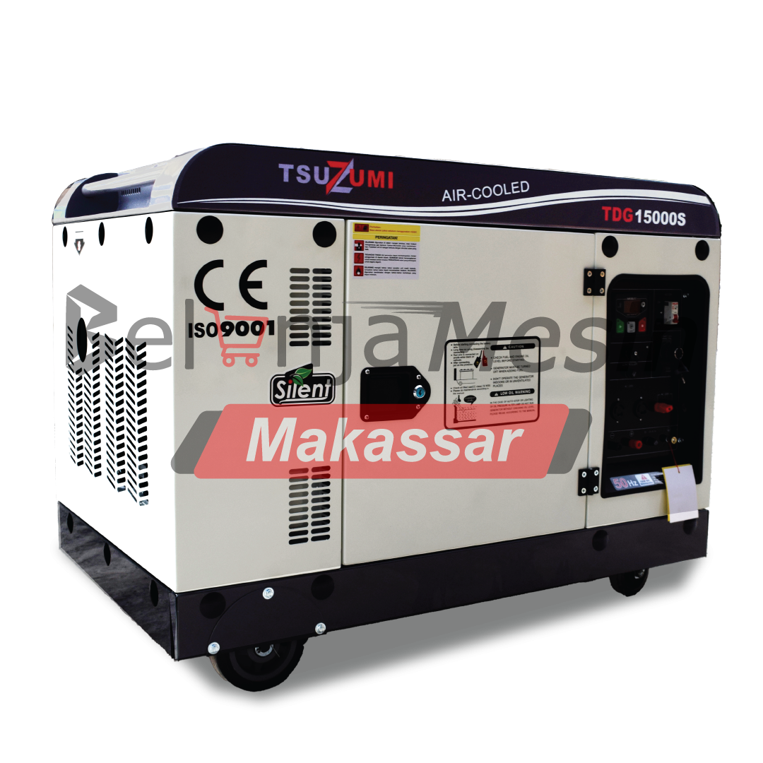 Genset Silent Diesel 15 KVA 3 Phase 12000 watt TDG15000S TSUZUMI - Image 2