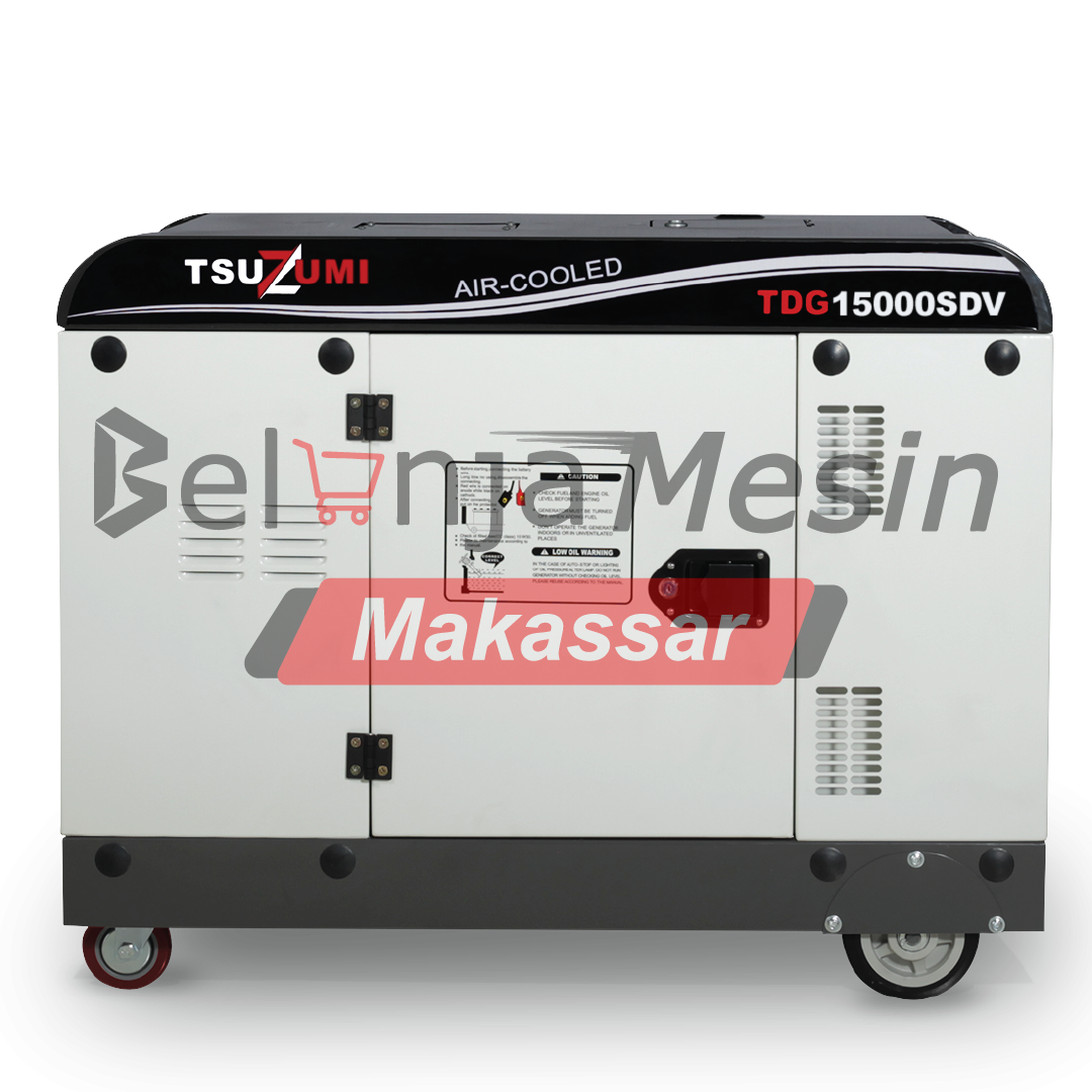 Genset Silent 15 KVA Dual Voltage 1Phase & 3 Phase TDG15000SDV Tsuzumi