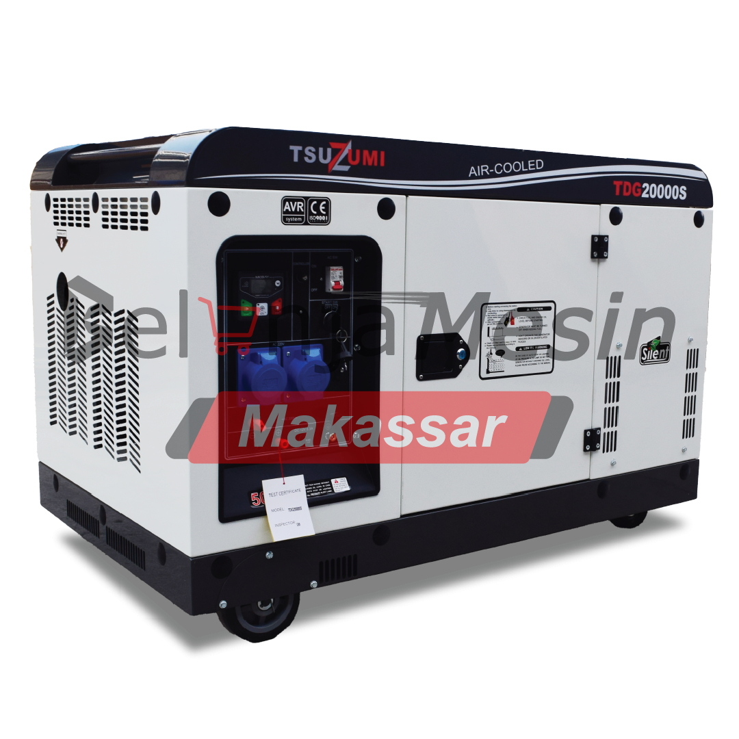 Genset Silent Diesel 20 KVA 1 Phase 16000 Watt TDG20000S Tsuzumi Japan Technology - Image 5