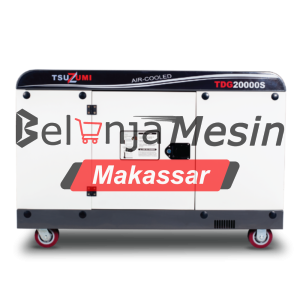 Genset Silent Diesel 20 KVA 1 Phase 16000 Watt TDG20000S Tsuzumi Japan Technology