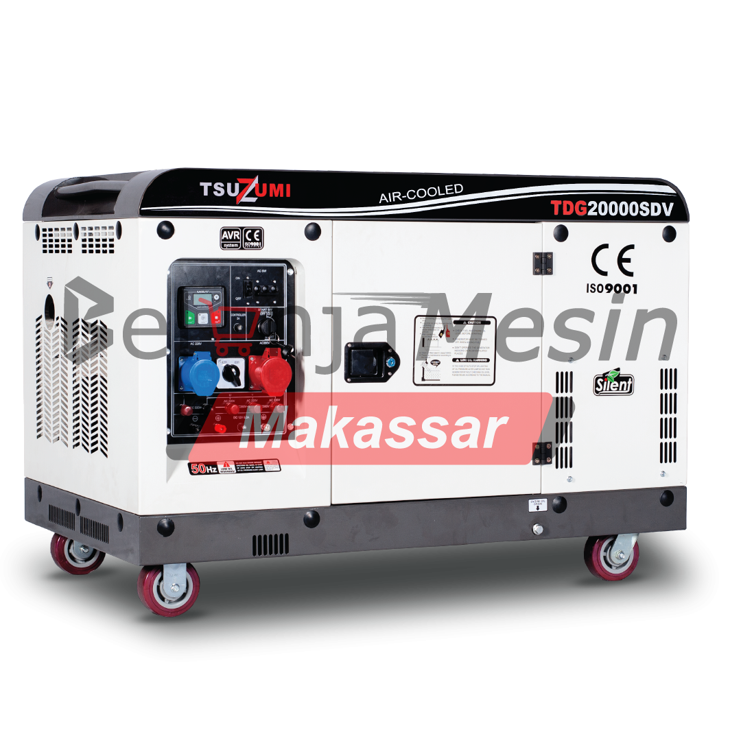 Genset Silent Diesel 20 KVA 16000 Watt 3 Phase TDG20000SDV Tsuzumi - Image 4