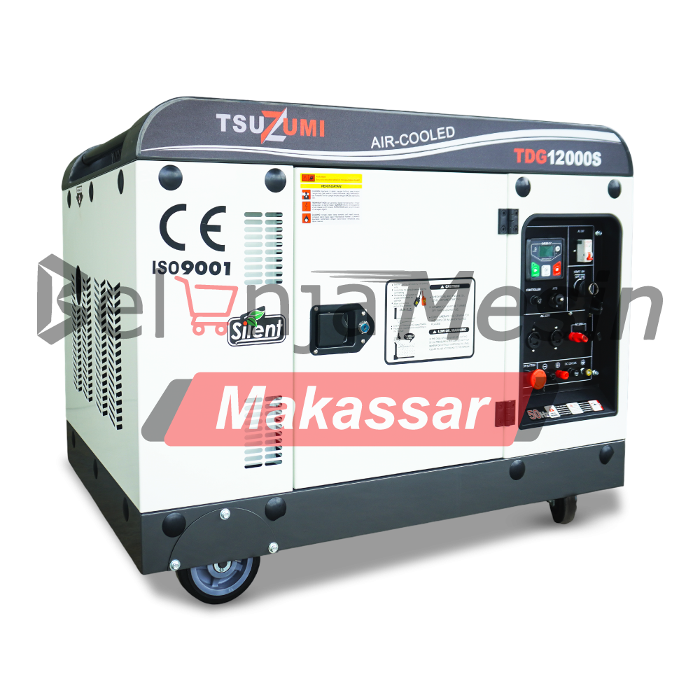 Genset Silent Diesel 12 Kva 9000 Watt 1 Phase TDG12000S Tsuzumi - Image 5