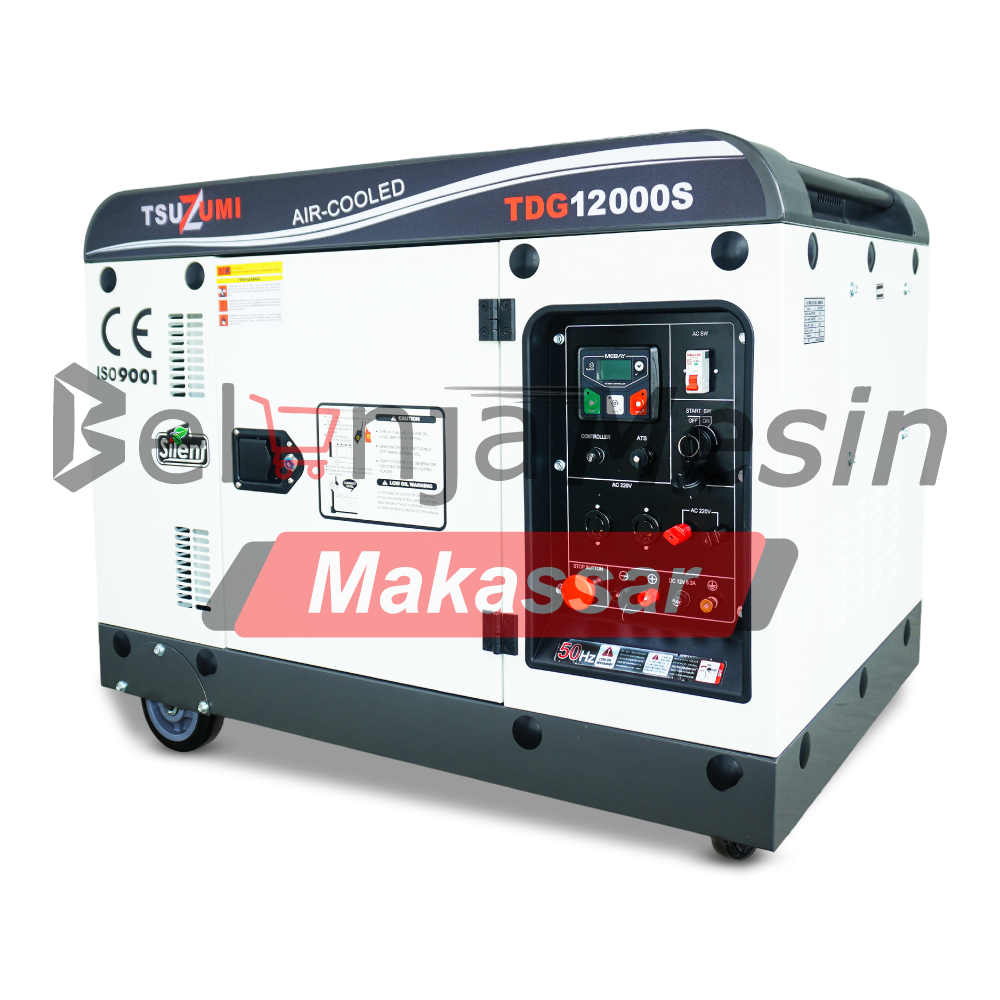 Genset Silent Diesel 12 Kva 9000 Watt 1 Phase TDG12000S Tsuzumi - Image 4