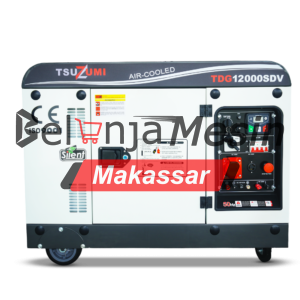 Genset Diesel Silent 12 kVA 9000 watt 3 Phase TDG12000SDV Tsuzumi