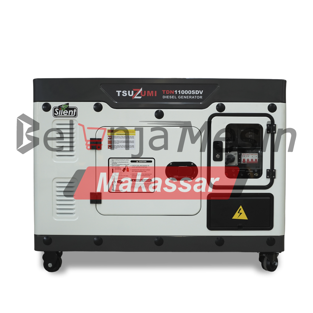 Genset Silent Diesel 10 KVA 8.5 KW 3 Phase TDN11000SDV+Remote Tsuzumi
