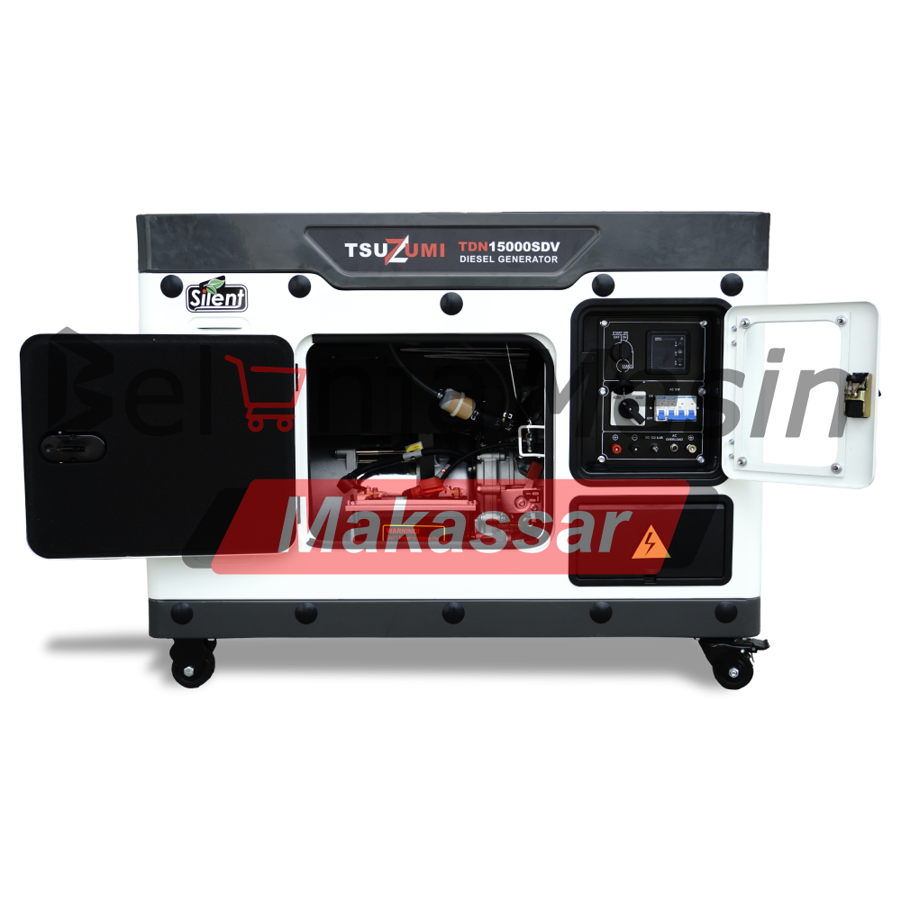 Genset Silent Diesel 15 KVA 11 KW 3 Phase TDN15000SDV+Remote Tsuzumi - Image 5