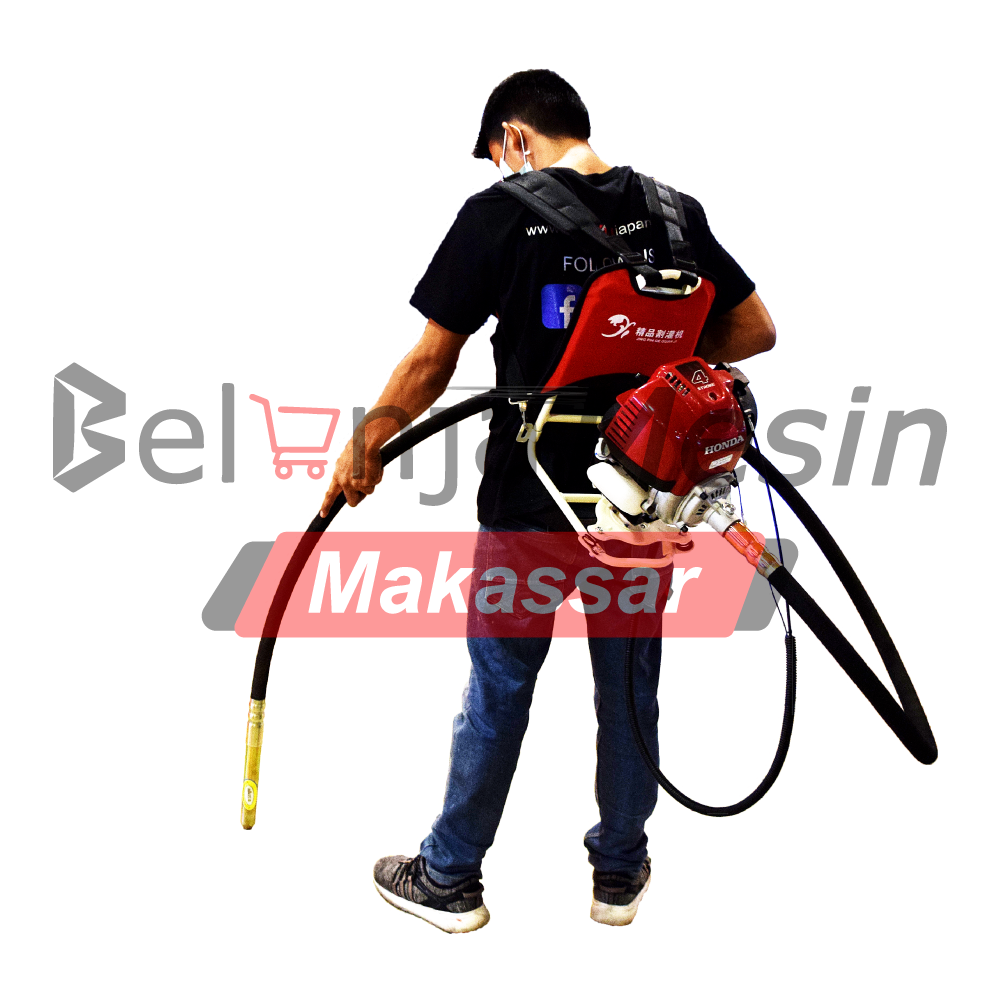 Mesin Vibrator Gendong 1.2 KW 1.6 HP TGX35+Selang Tsuzumi