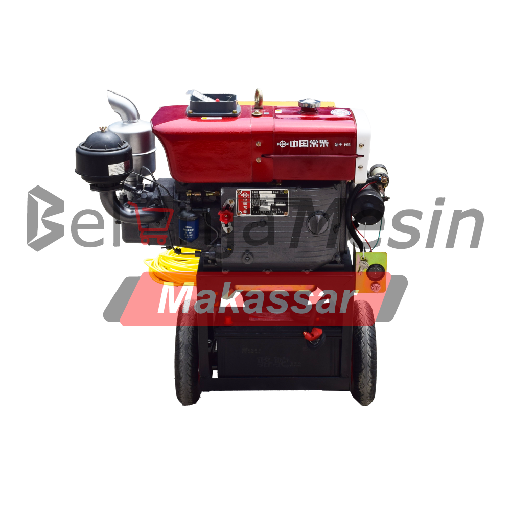 Mesin Plaster Tembok Diesel Mortar Sprayer 18 HP 4 Tak TMS-D Tsuzumi - Image 5