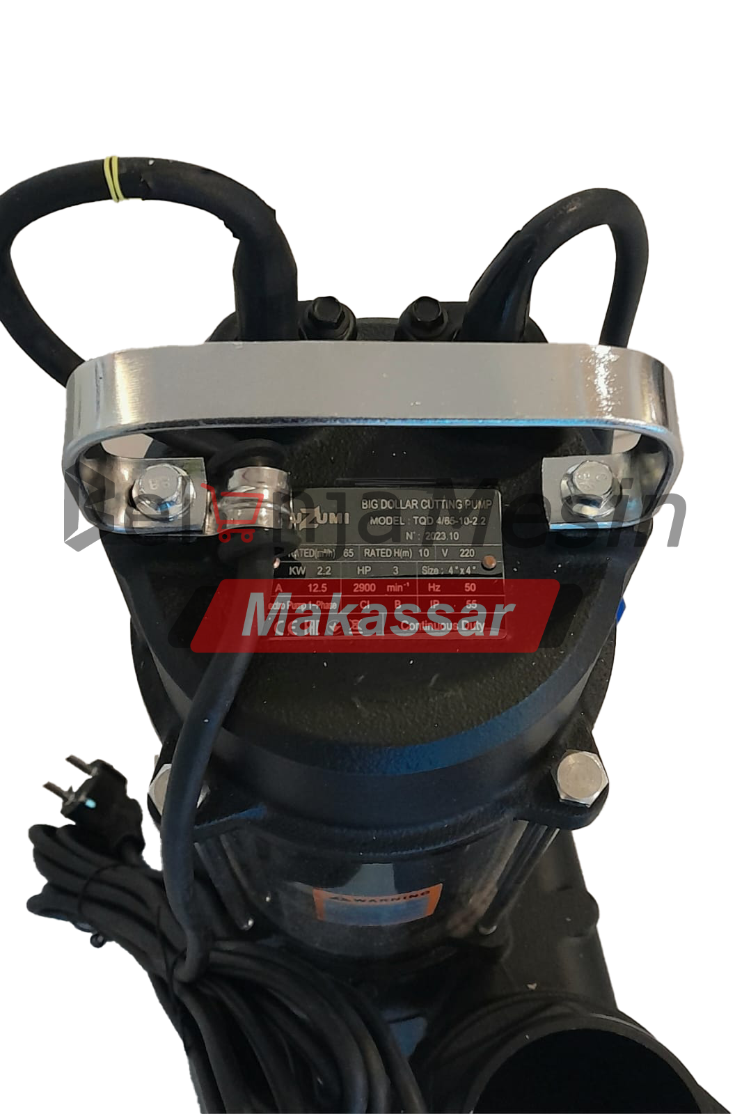 Pompa Celup Air kotor/Limbah 4 inch 1 Phase TQD4/65-10-2.2 Tsuzumi - Image 2