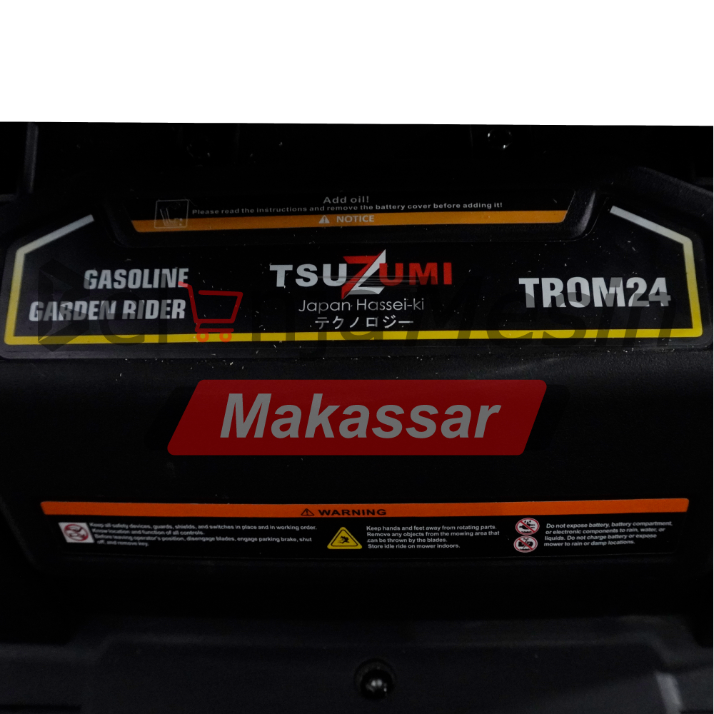 Mesin Pemotong Rumput Duduk Lawn Mower Ride On CVT 223cc TROM24 TSUZUMI - Image 3