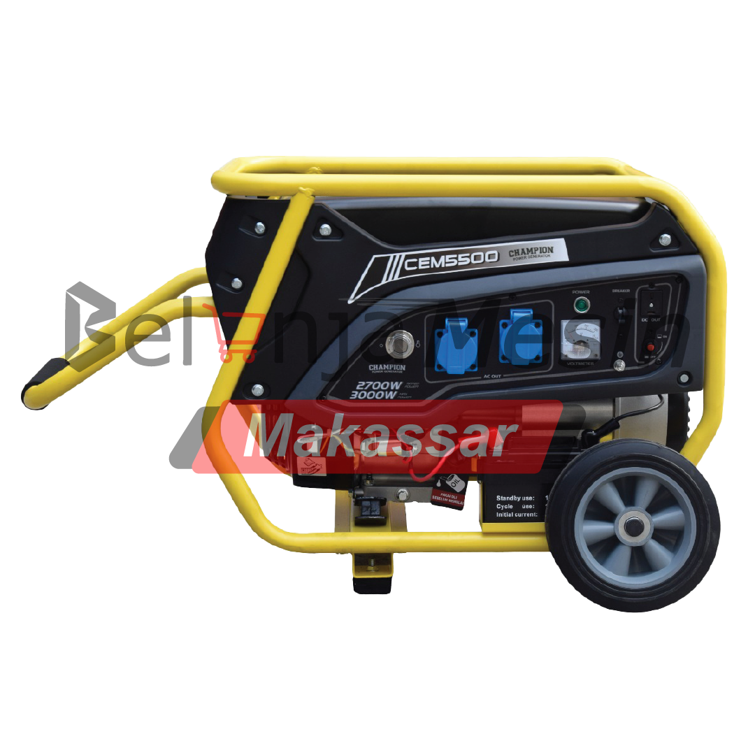 Genset Open Bensin 3 Kw 1 Phase CEM5500 Champion - Image 6