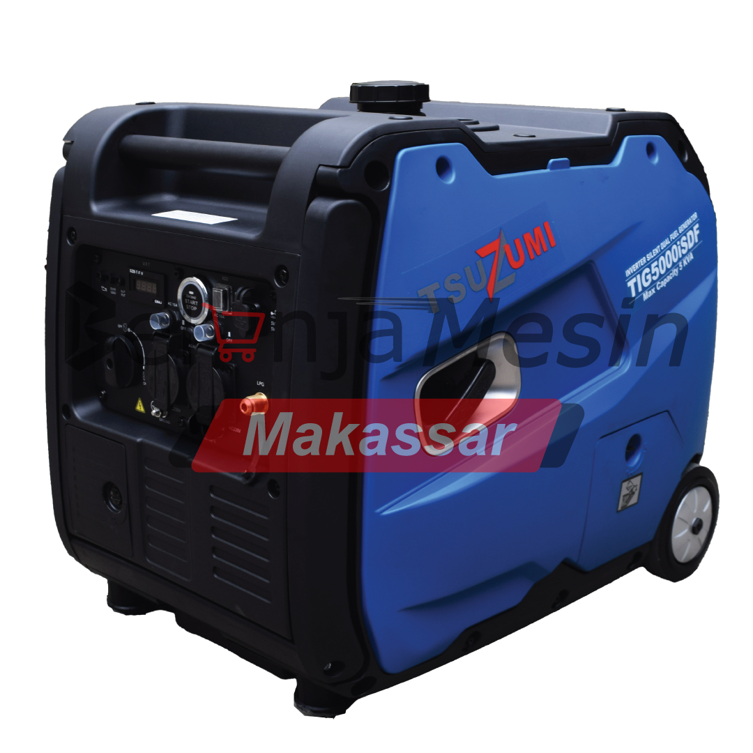 Genset Silent Inverter 5 Kva Dual Fuel Bensin Dan LPG 4 KW TIG5000iSDF TSUZUMI - Image 6