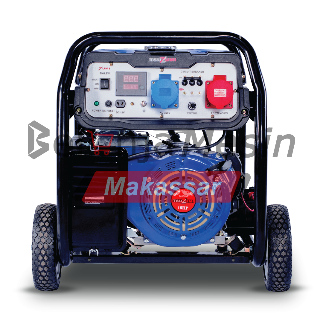 Genset Open Bensin 10 Kva 3 Phase Starter Electric TG10000-3 TSUZUMI - Image 5