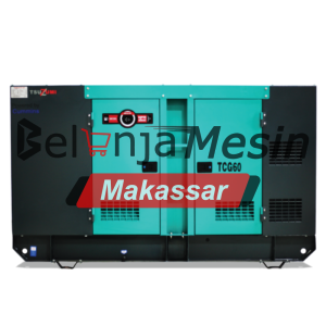 Genset Diesel Silent 60 KVA 48.000 Watt 4 Silinder TCG 60 KVA Tsuzumi