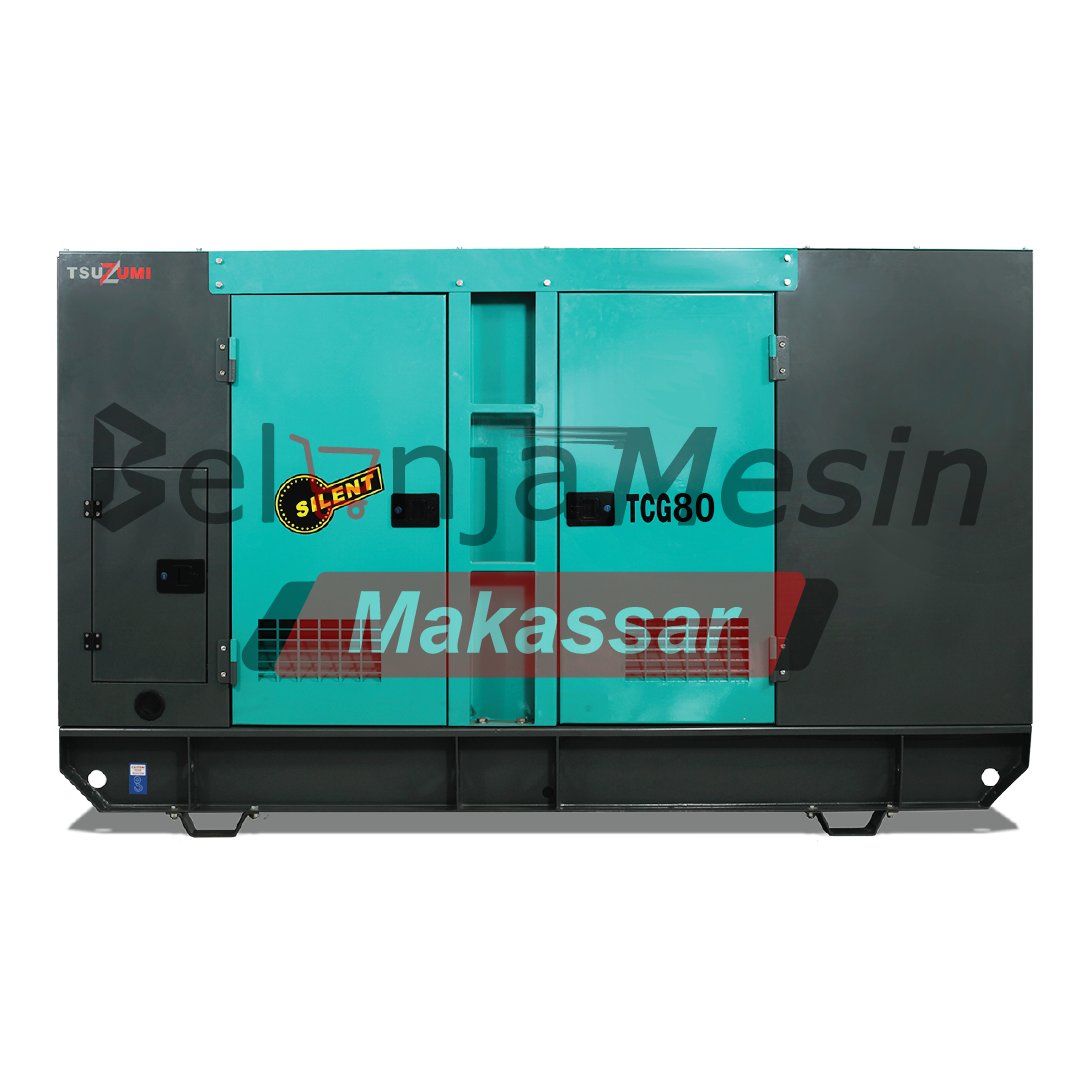 Genset Silent Diesel 80 KVA 64 KW 3 Phase TCG 80 KVA Tsuzumi