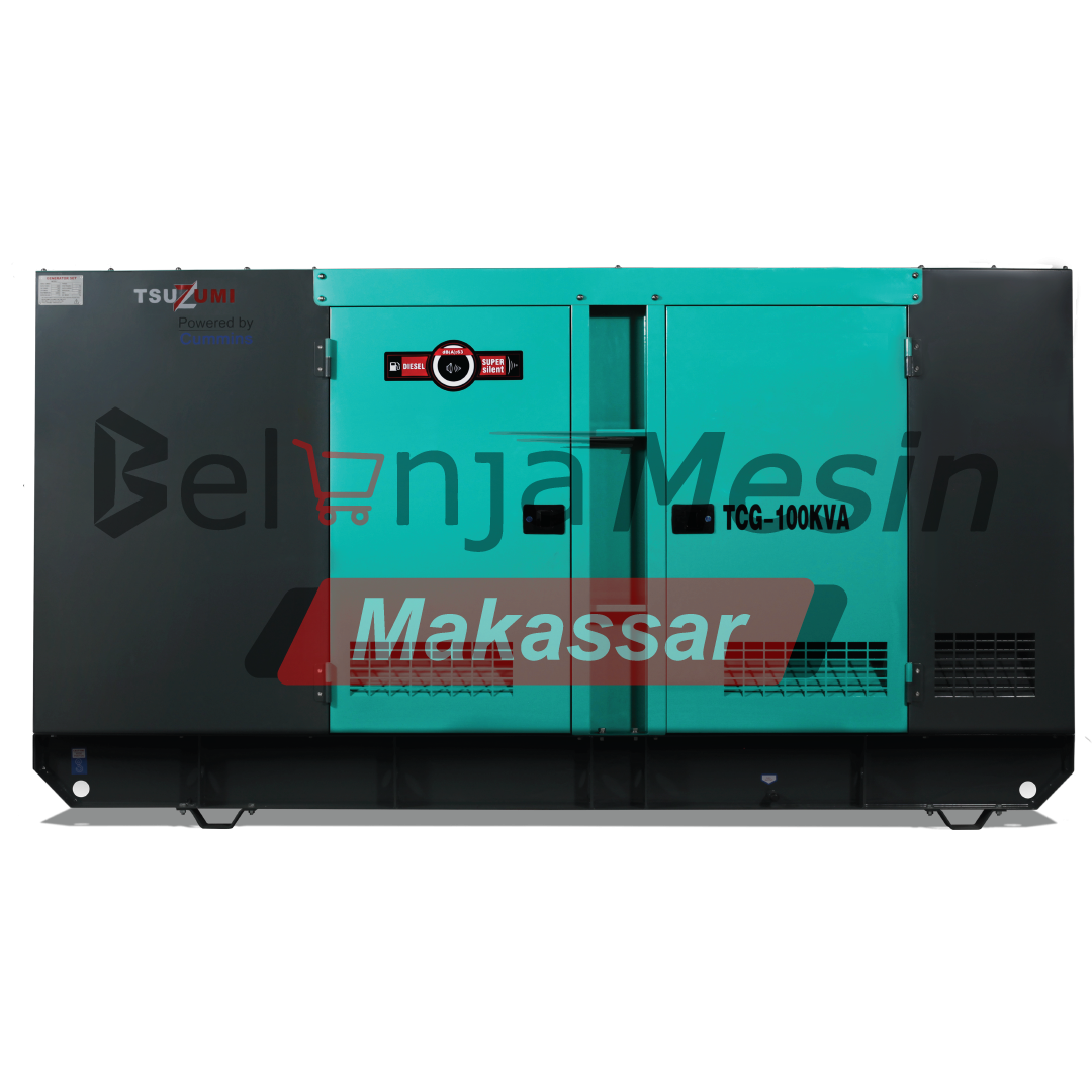Genset Silent Diesel 100 KVA 80 KW 6 Silinder TCG 100 KVA Tsuzumi
