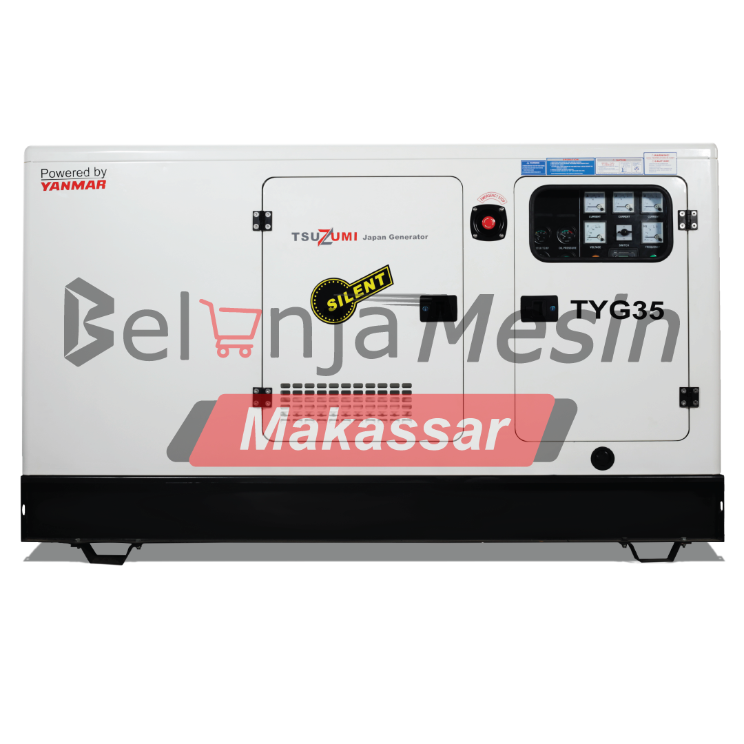 Genset Silent Diesel 35 KVA 28 KW 3 Phase TYG 35 KVA Tsuzumi
