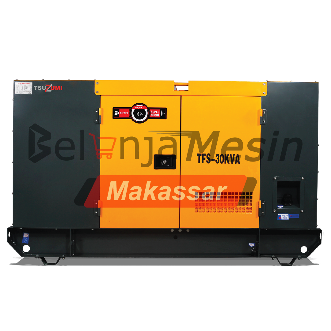 Genset Silent Diesel 30 KVA 24 KW 3 Phase TFS 30 Kva Tsuzumi