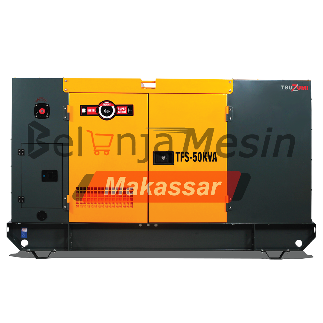 Genset Silent Diesel 50 KVA 40 KW 3 Phase TFS 50 KVA Tsuzumi