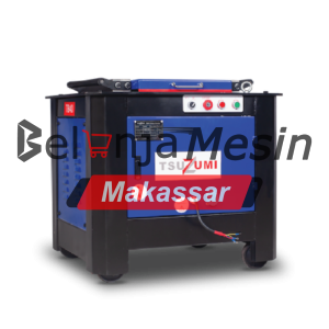 Mesin Pembengkok Besi 3 Phase 40mm 3000 Watt Bar Bending TB40 Tsuzumi