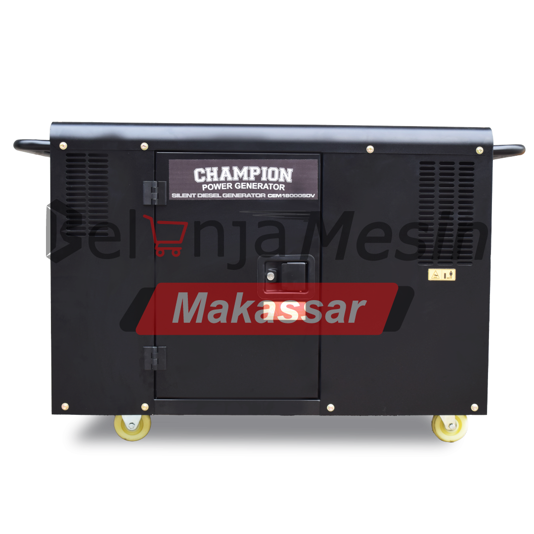 Genset Silent Diesel 15 KVA 3 Phase CEM18000SDV Champion