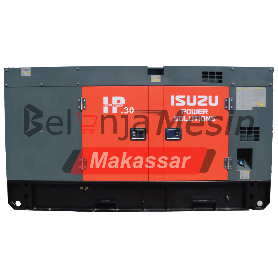 Generator Silent Diesel 30 KVA 3 Phase IP30 Isuzu