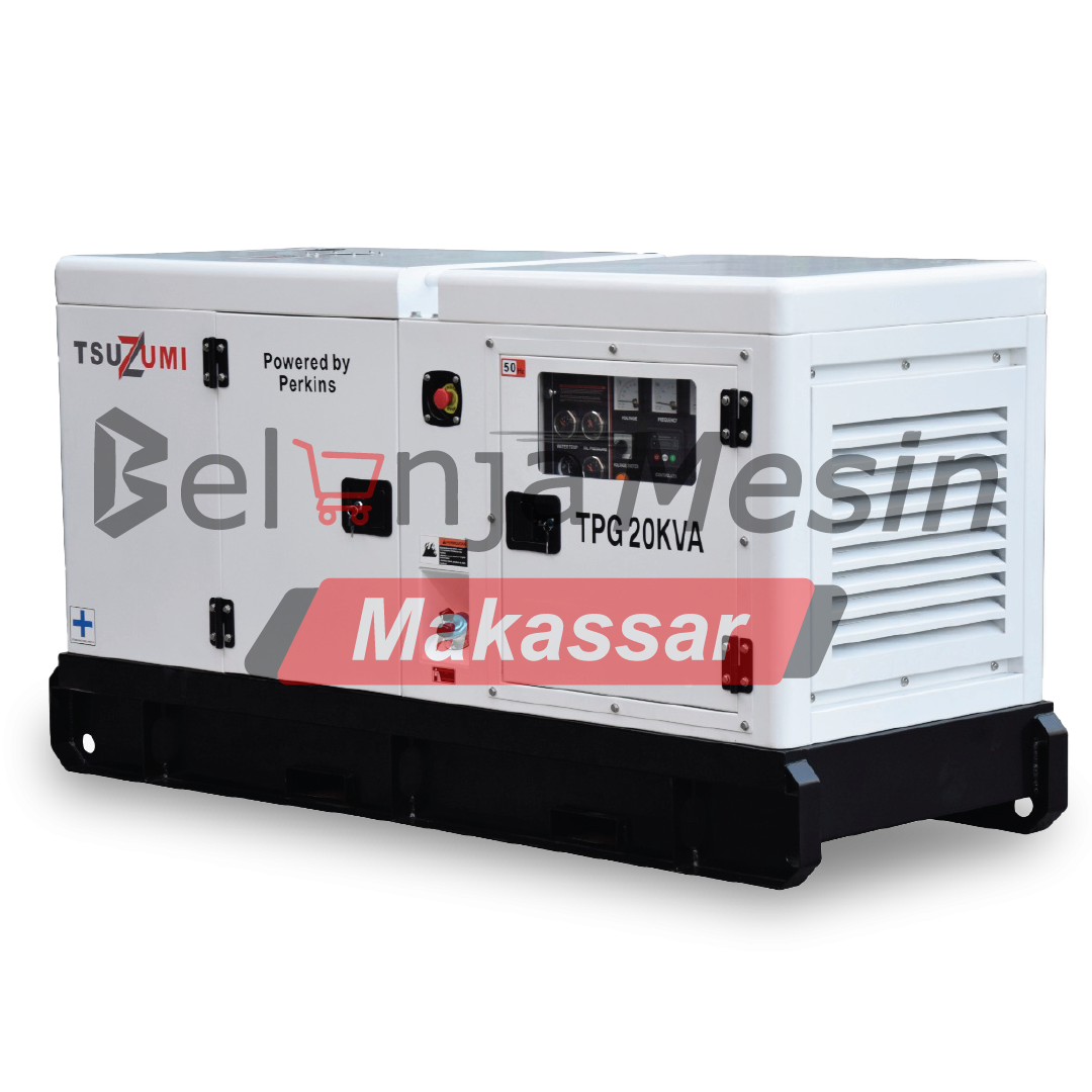 Genset Diesel Tipe Silent 16 KW TPG 20 KVA TSUZUMI