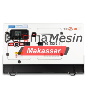 Genset Silent Diesel 20 KVA 16 KW Single Phase TYG 20-1 KVA Tsuzumi