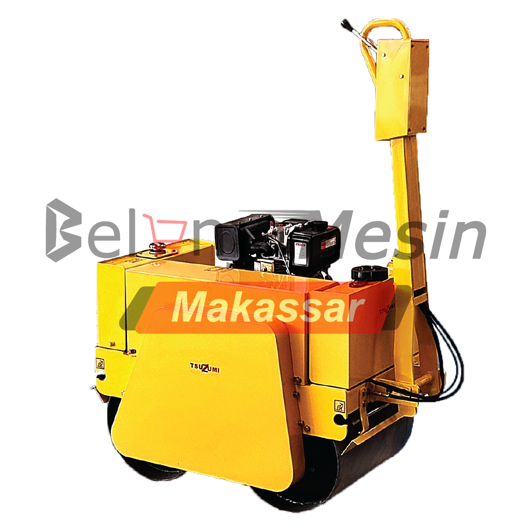 Mesin Pemadat Aspal Baby Roller Double Drum Engine Diesel 4 KW TBR64-2 Tsuzumi - Image 2